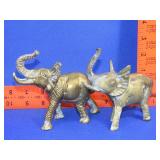Pair of Brass Elephants