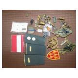 Lot of Military Pins & Patches