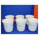 6 Corning 'First of Spring' Mugs