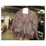 Leather Style Coat - Size Large