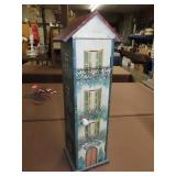 Wood House Storage Box 25 Tall