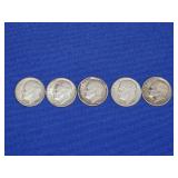 5 Silver Dimes