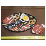 Football Chip-n-Dip Set