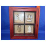 Handmade Doll Shadow Box - 16x17