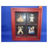 Handmade Doll Shadow Box - 16x17