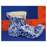 Blue & White Shoe