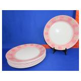 12 Corelle Heirloom Bloom Plates - 10.25'