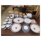 27pc Bob Timberlake Ella's Roosters