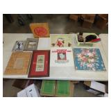 Table Lot of Picture Frames , Show Shine, Records