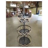 3 Tier Metal Stand - 34'T