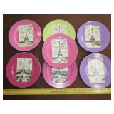 7 Rosanna Paris Plates - 9'