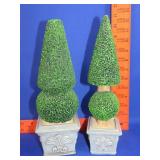 2 Composite Topiaries