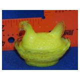 Boyd Glass Hen on Nest - 2 1/2'