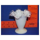 Fenton Silver Crest Vase