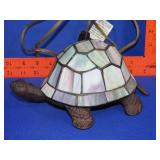 Stained Glass Turtle Lamp - Works