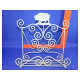 Metal Pig Cook Book Stand