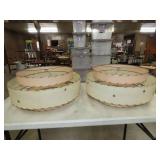 Pair of MCM Lamp Shades - 19'