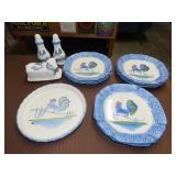 Rooster Plates & Serving Ware
