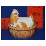 Ceramic Hen on Nest