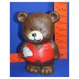 Cast Iron Teddy Bear Bank