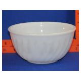 Fire King Swirl Mixing Bowl - 7'