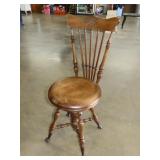 Organ Stool w/ Ball & Claw Feet