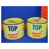 2 TOP Tobacco Tins