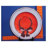 Canterbury Pottery Red Hat Ladies Plate - 11'