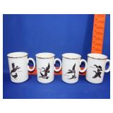 Set of 4 Bird Cups