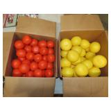 2 Boxes of Plastic Fruit