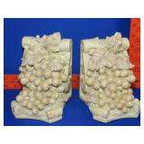 Pair of Grape Books Ends