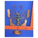 Metal Butterfly Tealight Holder