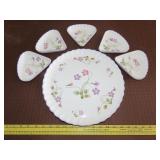 6 Piece Violet Romance Serving Set