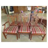 Set of 6 Mahogany Dining Chairs