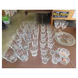 Lot of Clear Glassware
