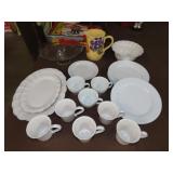 Table Lot - Glassware & Dishes