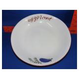 Pottery Barn Eggplant Bowl - 10'