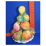 Italian Pottery Style Fruit Bowl