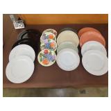 Table Lot of Dishes
