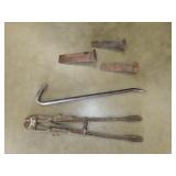 Wedges, Pry Bar & Bolt Cutters
