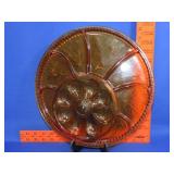 Amber Glass Deviled Egg & Relish Tray - 13'