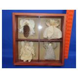 Handmade Doll Shadow Box - 13x13