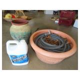 Water Hose Storage, Vase & Antifreeze