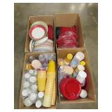 4 Boxes of Party Supplies