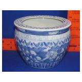 Blue & White Planter - 6'