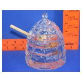 Glass Honey Jar