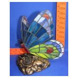 Stained Glass Butterfly Lamp - Works