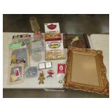 Table Lot w/ Decor, Household & MIsc