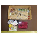 Lot of Costume Jewelry & Mini Perfumes