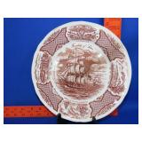 Fair Winds Transferware Plate - 10 1/2"